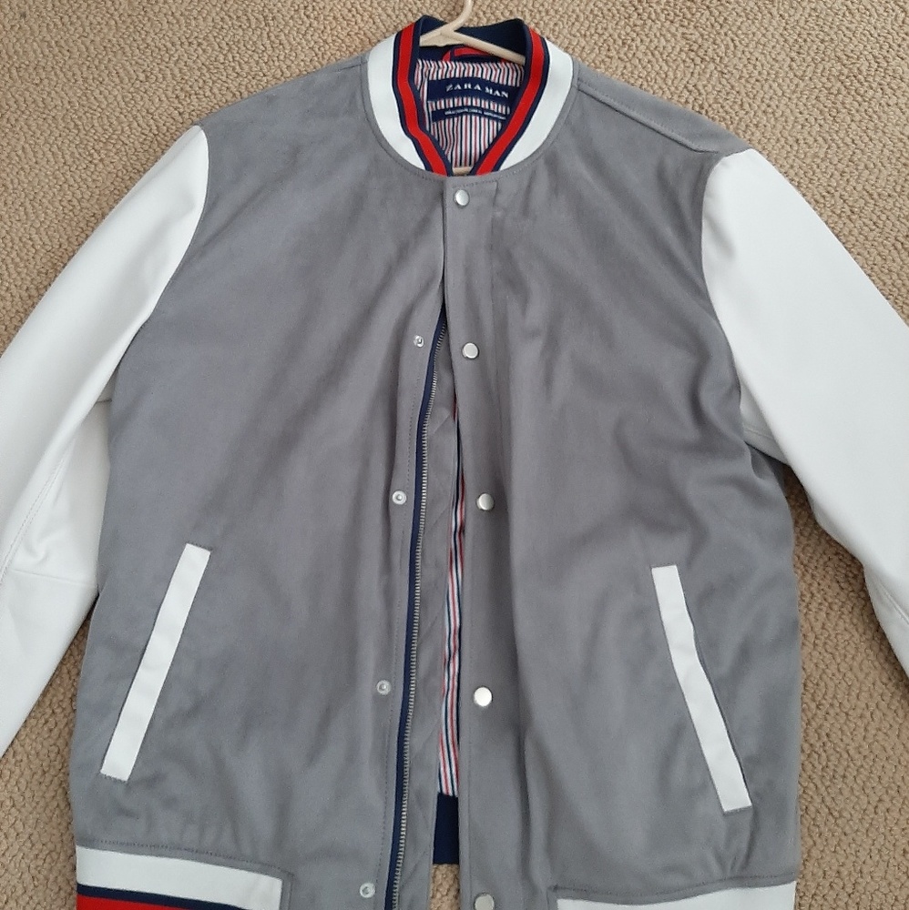 Men's varsity athletic casual jacket
